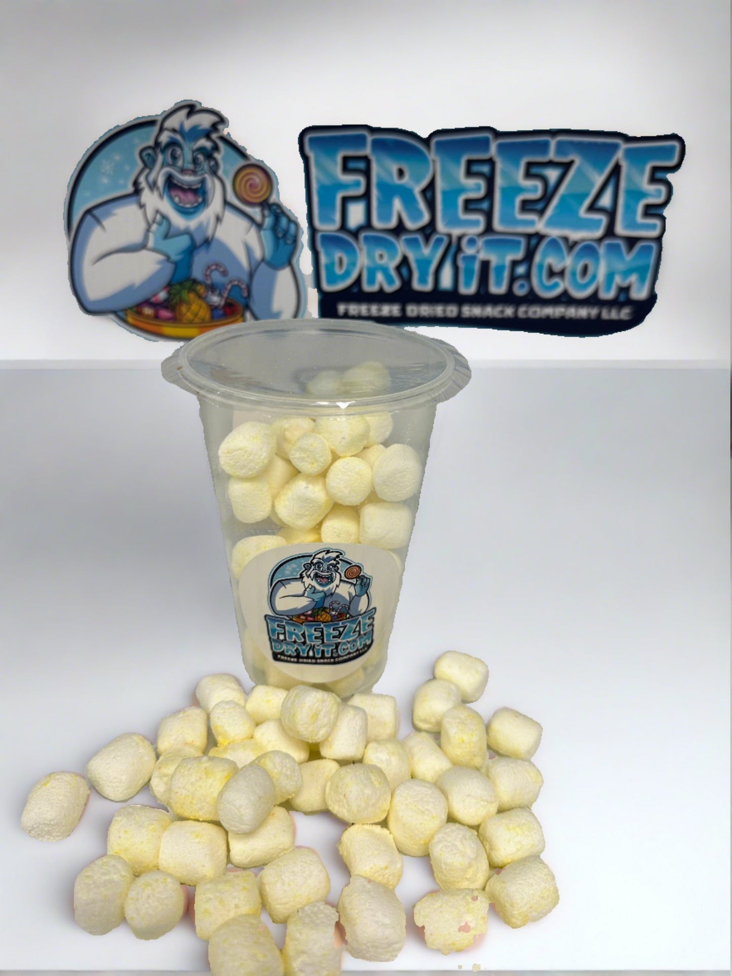 Banana Cream Covered Marshmallows